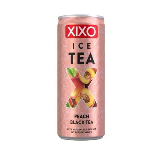 Bautura pe baza de ceai negru XIXO Ice Tea Peach , doza, 250ml, SGR Engros