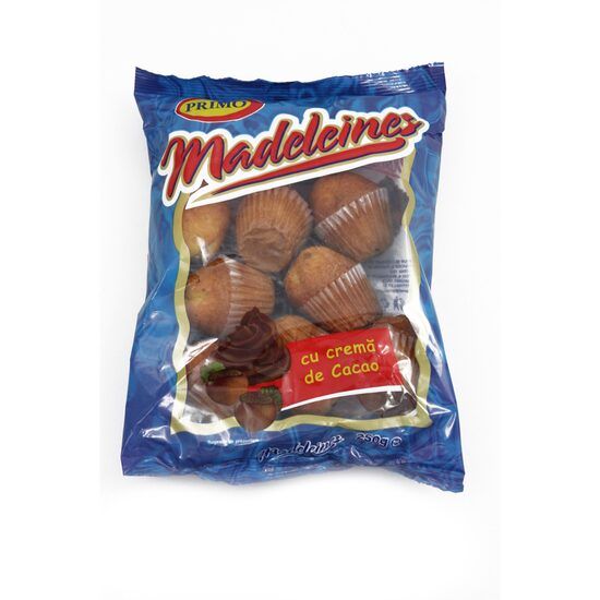 Prajituri Madeleines cu crema de cacao, Primo, 250g Engros