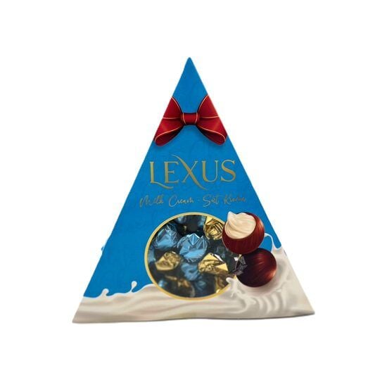 Lexus, praline de ciocolata cu crema de lapte, triunghi, 120g Engros