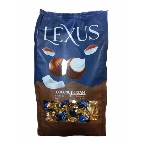 Lexus, praline de ciocolata cu crema de cocos, 1000g Engros