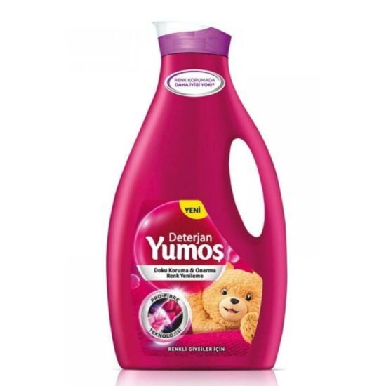 Yumos Pro Fiber Red detergent lichid pentru rufe colorate, cu Perwool, 2520ml, 42 spalari Engros