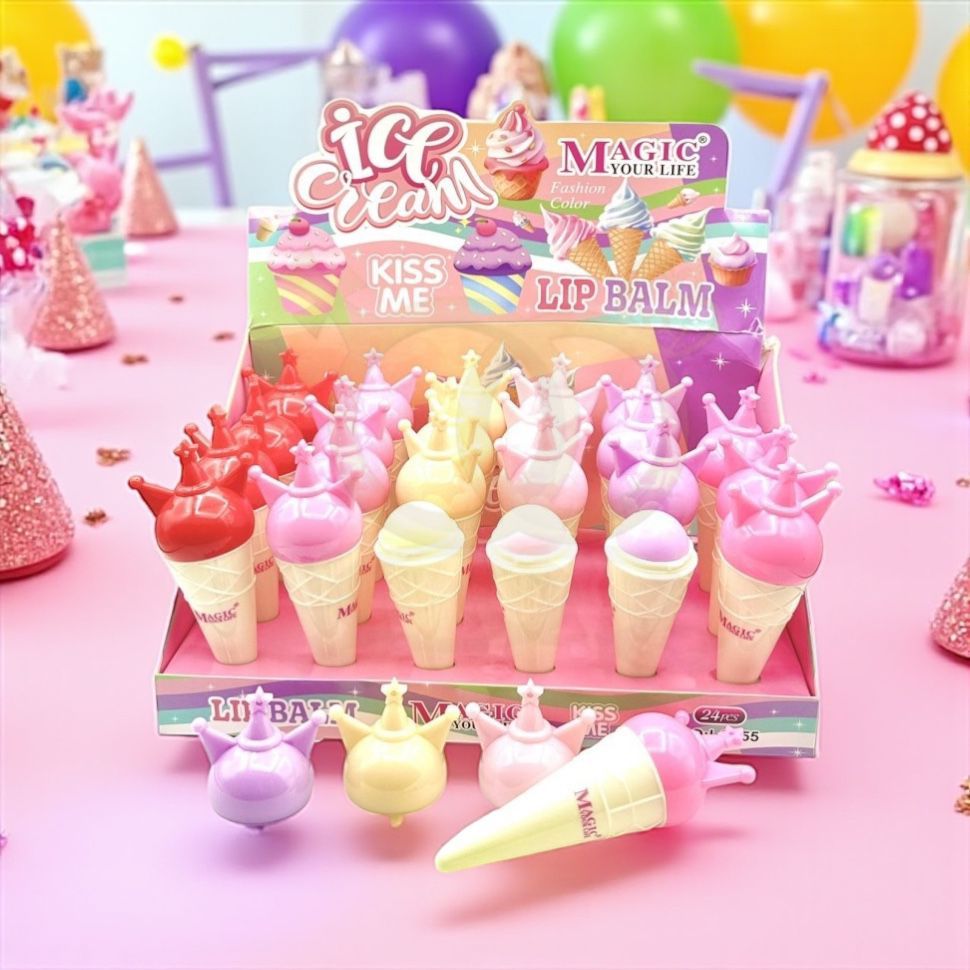Balsam de buze copii Magic Your Life Ice Cream Kiss Me – LC255 Engros