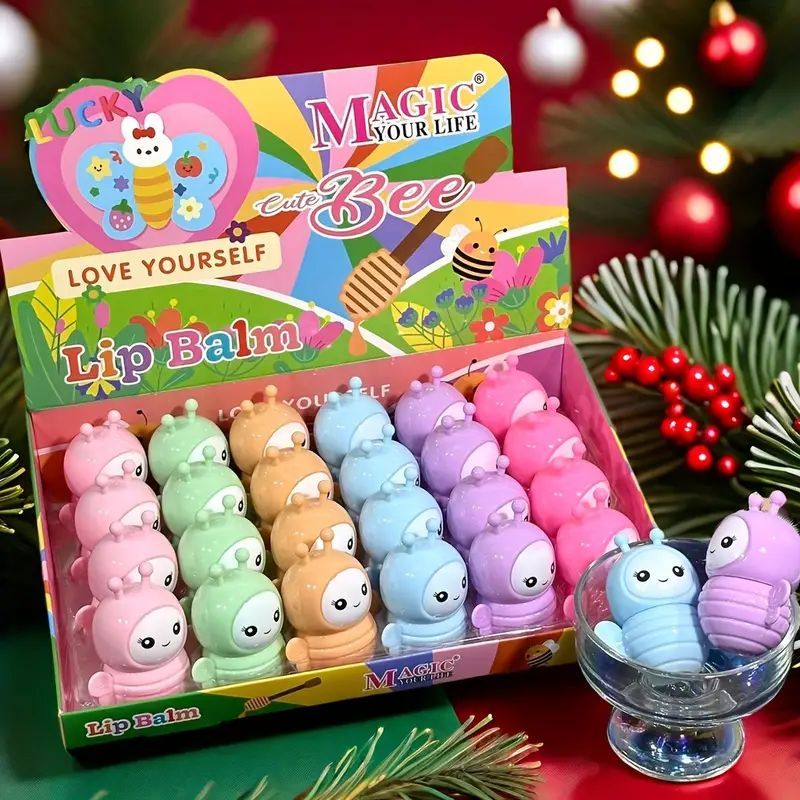 Balsam de buze Magic Your Life LS851 – Cute Bee, hidratant, ambalaj colorat Engros