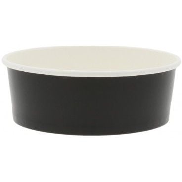 BOL DIN CARTON NEGRU PENTRU SALATA 500 cc (50BUC/SET)