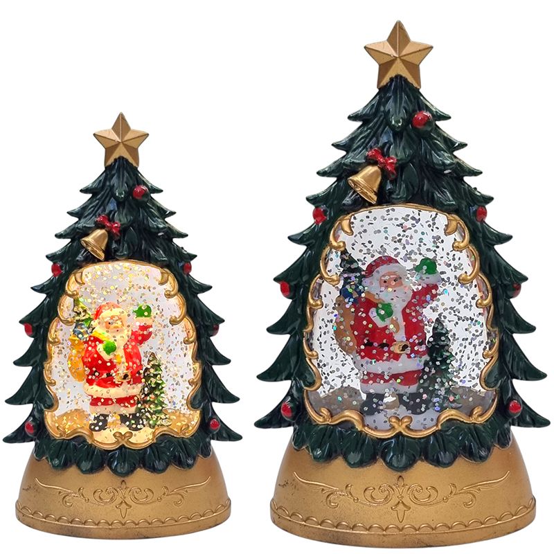 Decoratiune luminoasa de Craciun pe baterii, 8 x 4.5 x 14.5 cm