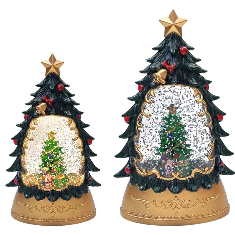 Decoratiune luminoasa de Craciun pe baterii, 8 x 4.5 x 14.5 cm