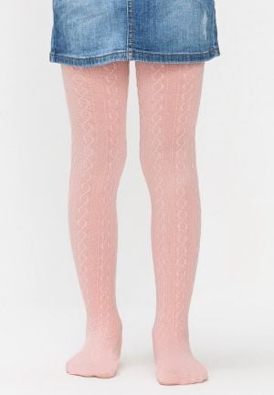 Dres fetițe Penti Pretty ,,Karina\'\', bumbac- imprimeu tricotat, culoare roz pudra Engros