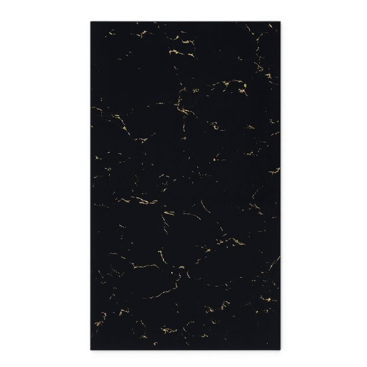 Tapet autoadeziv marmura premium set 10 buc waterproof design modern 30x60 cm negru cu auriu Engros