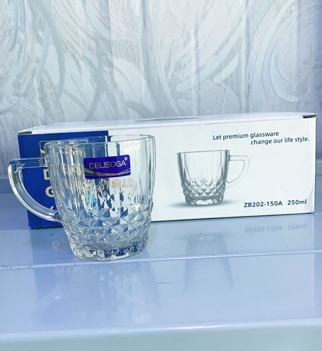 set 6 cani Deli ZB202-150A 250ml Engros