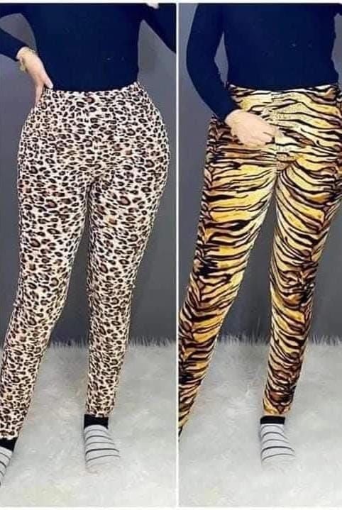 Colanti grosi animal print cu blanita EN-GROSS