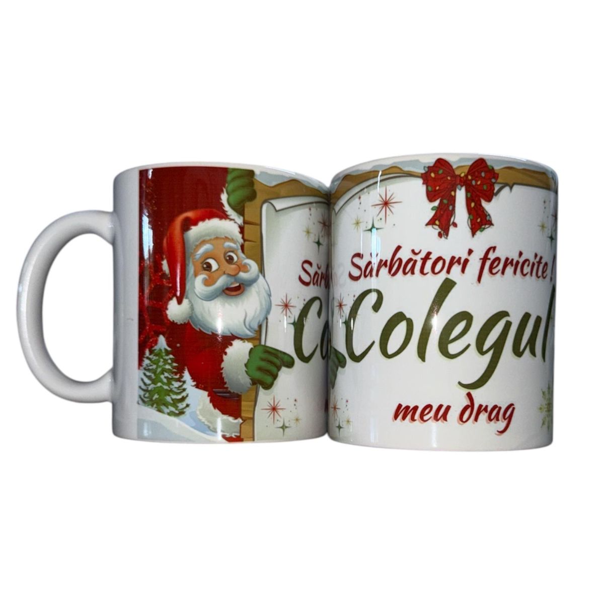 Set căni Crăciun ,en gros ,pentru Colegul 12/set 330ml