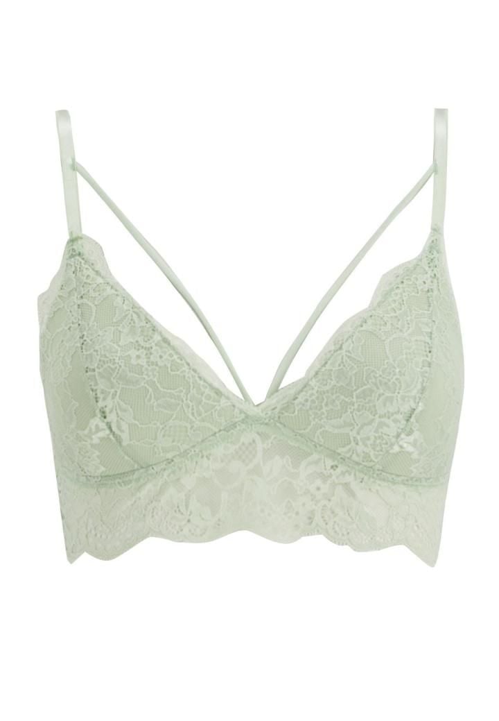 Sutien Damă cu Burete, fără Push-up, Culoare verde,Engros