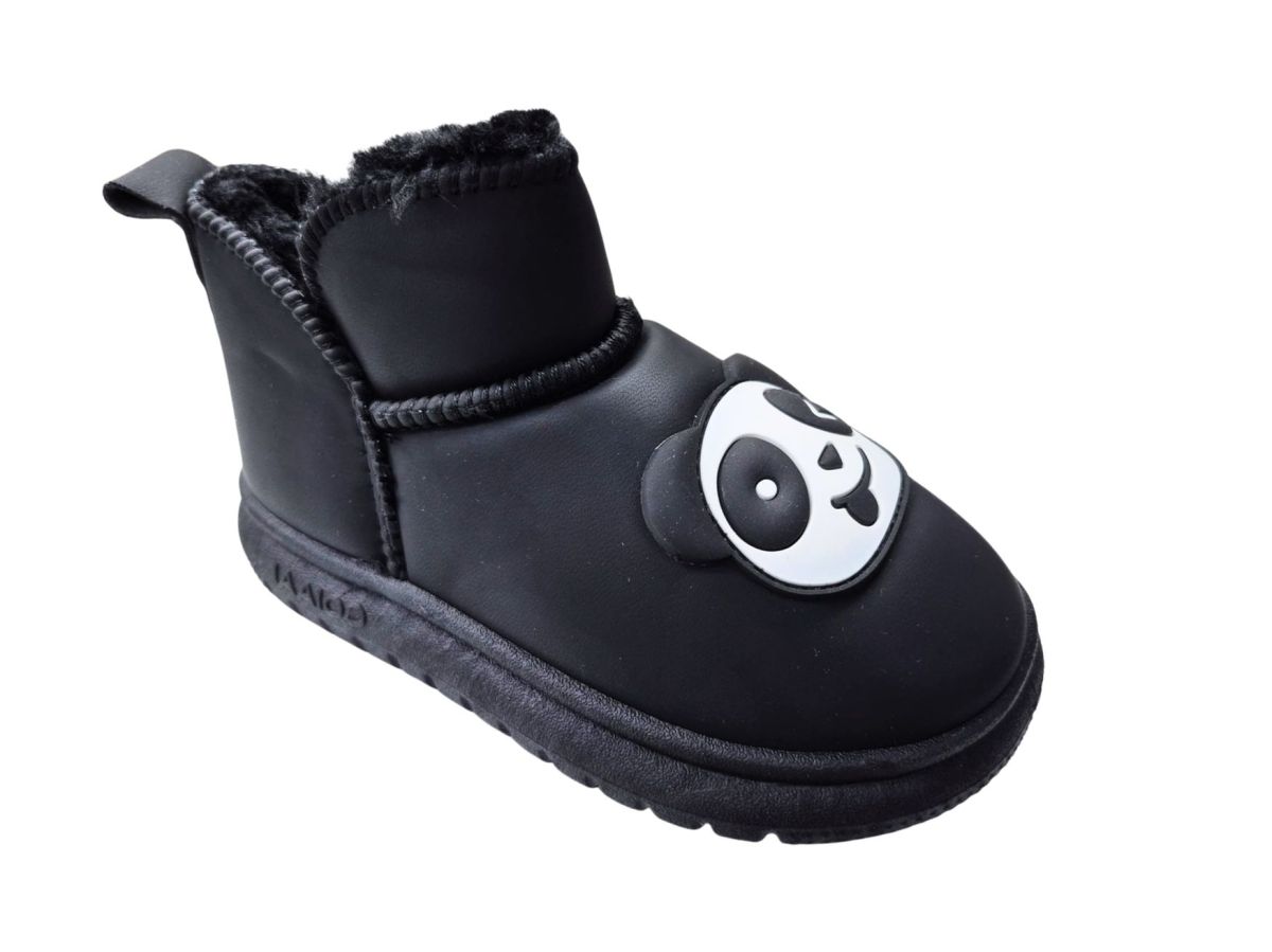 Ghete Copii tip UGG, Imblanite, Blana Sintetica Moale, Accesoriu Ursulet, Material Textil, Engross, Marimi 22-27, 8buc/bax