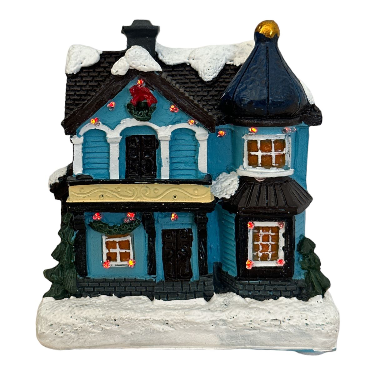Căsuță decorativă cu lumini,engros,10cm