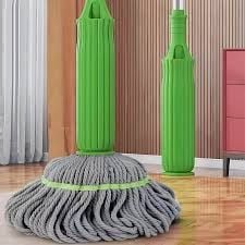 Mop rotativ 2 in 1 cu sistem de stoarcere, cap din microfibra, 360 grade, pentru curatarea angro engros