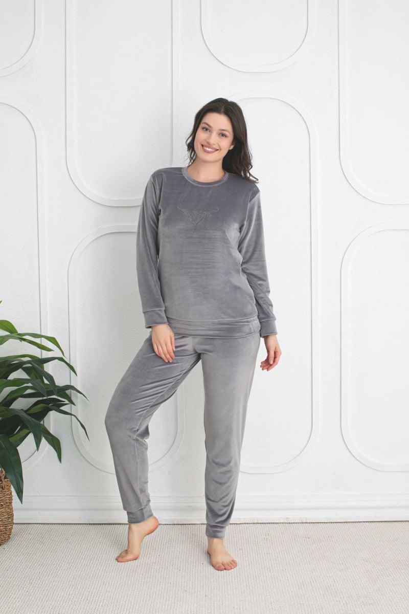 PIJAMA DAMA BAKI CATIFEA ENGROS COD 111