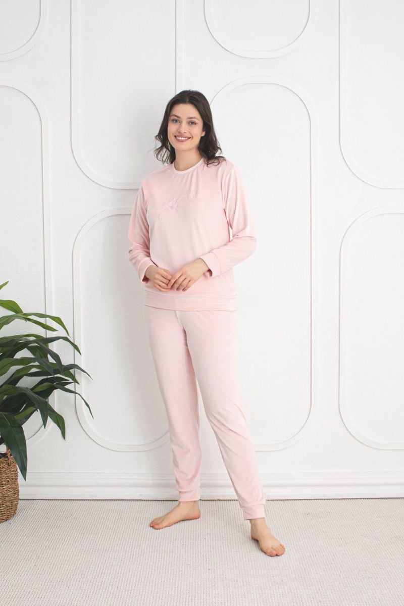 PIJAMA DAMA BAKI CATIFEA ENGROS COD 113