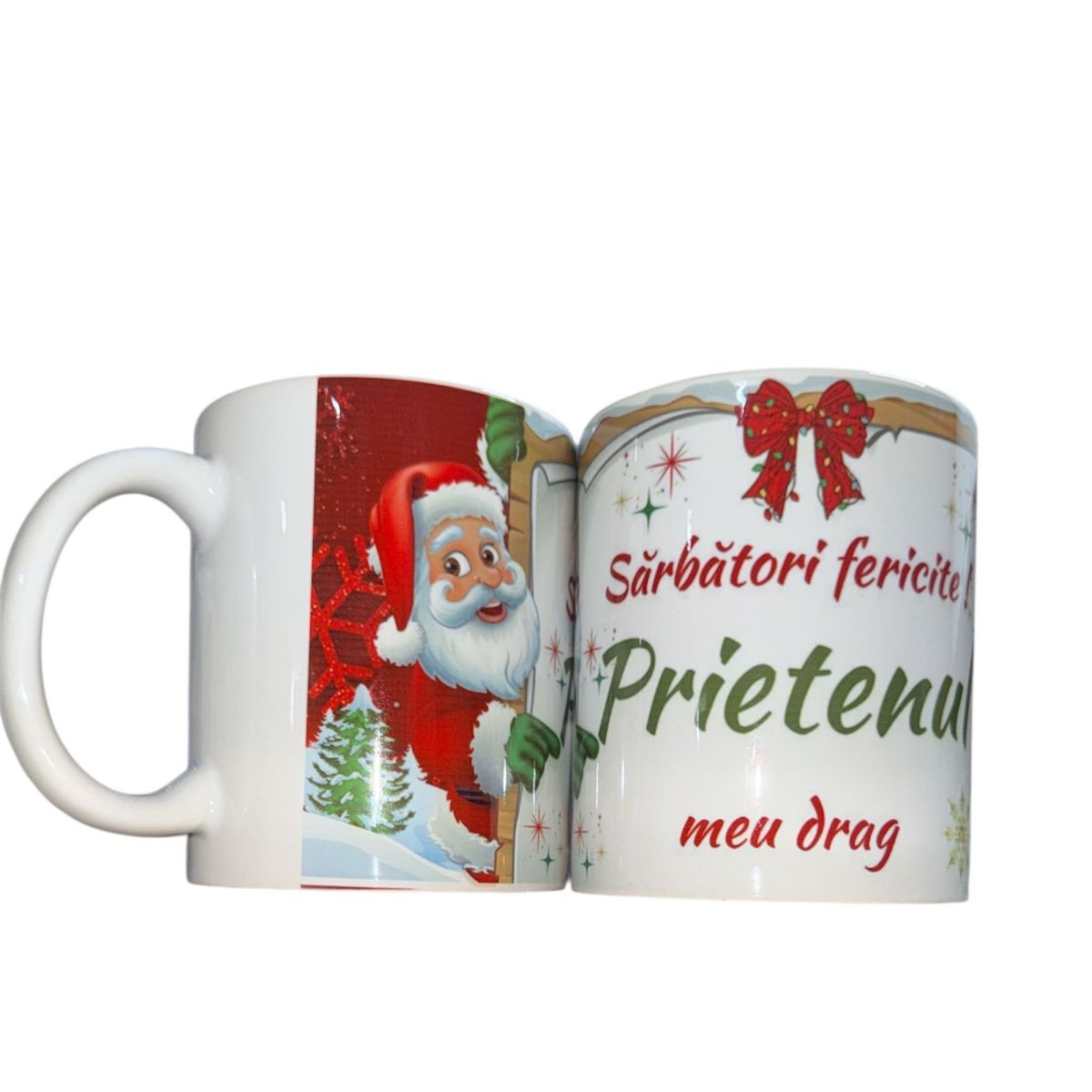 Set căni Crăciun ,en gros ,pentru Prietenul 12/set 330ml