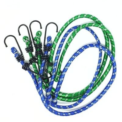 Coardă set de 2buc elastică de fixare cu cârlige metalice 90cm / 6 set Engros