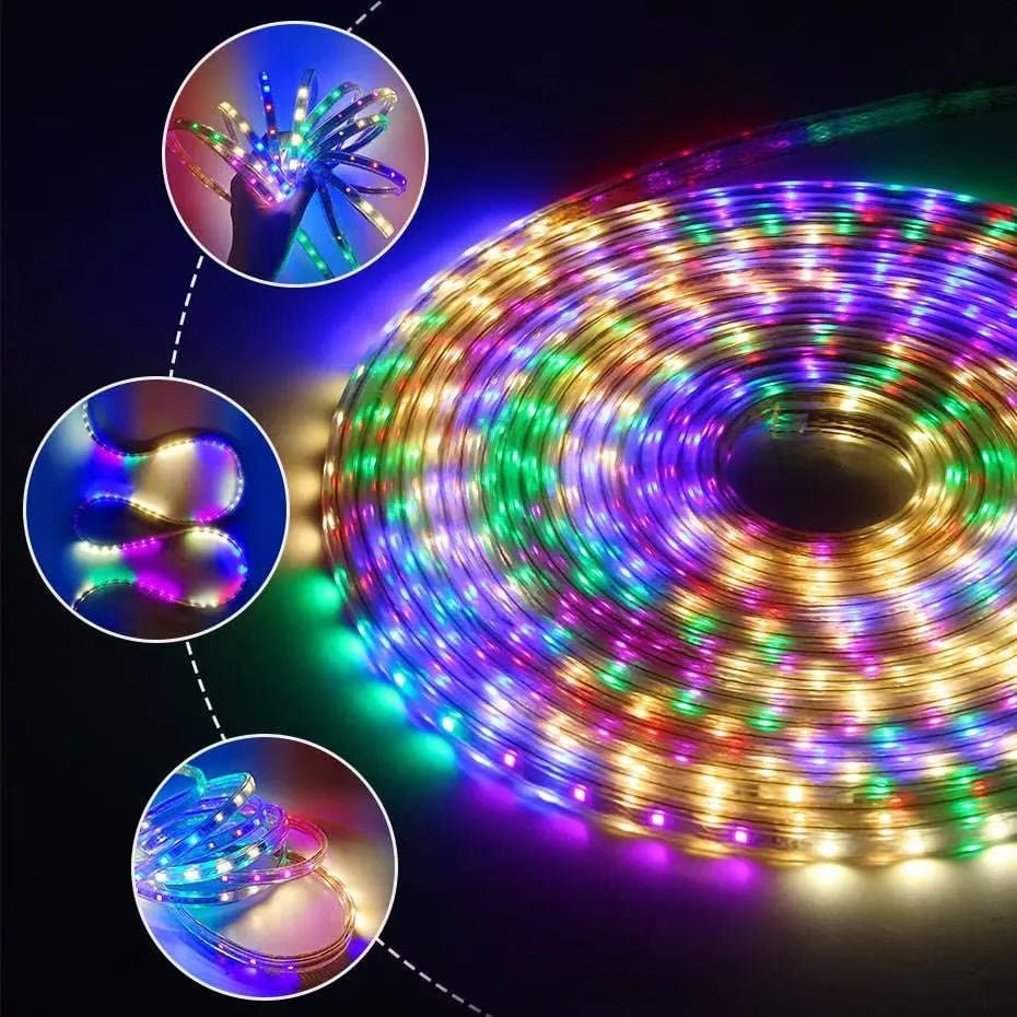 Furtun LED tip banda, SMD, exterior, flexibil, 20m, multicolor,EN gross