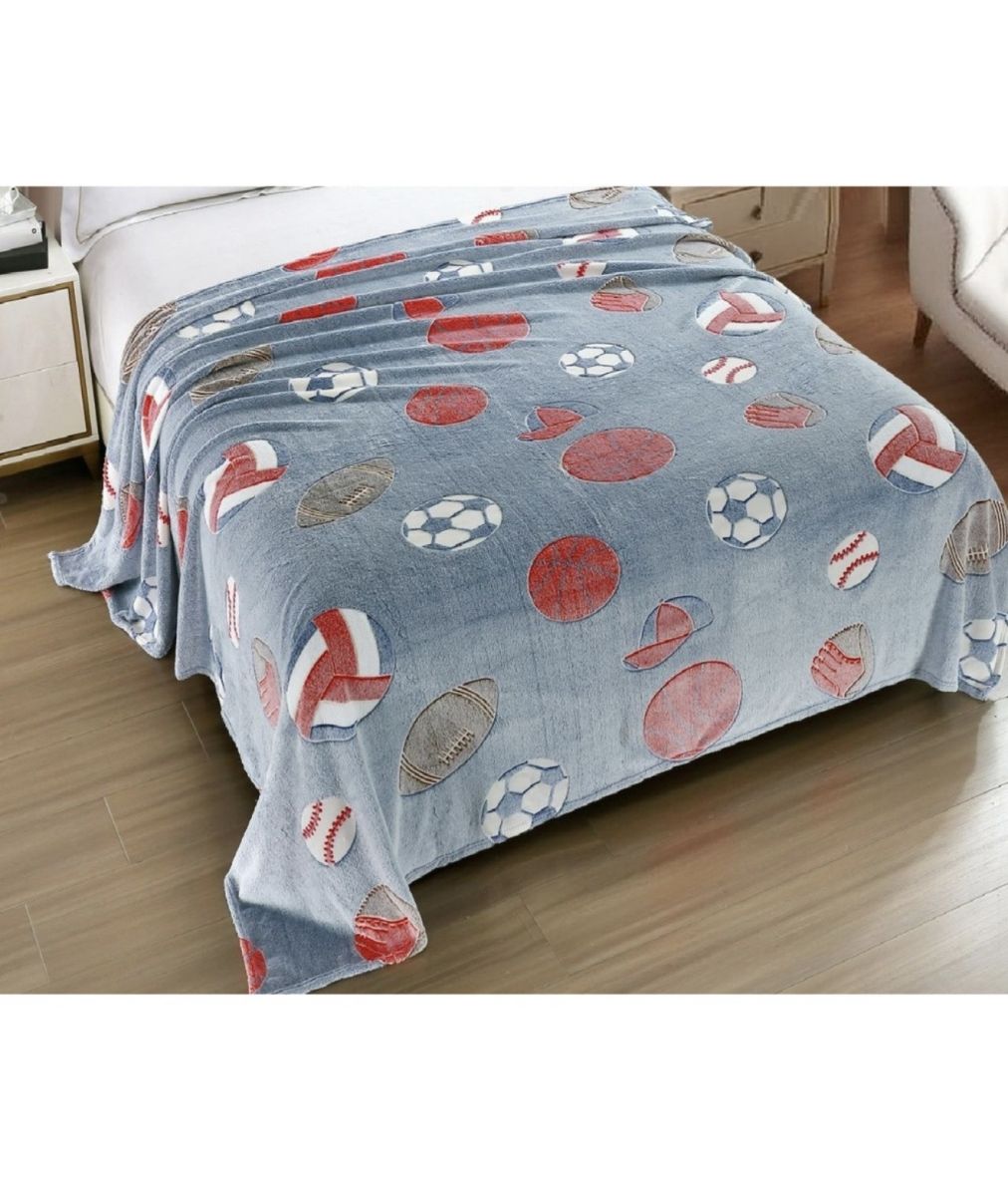 Patura Cocolino XXL 200x230 cm cu Imprimeu Sport – Super Pufoasa si Vesela