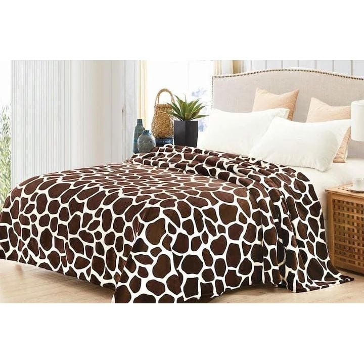 Patura Cocolino XXL 200x230 cm Animal Print Giraffe – Super Pufoasa si Eleganta