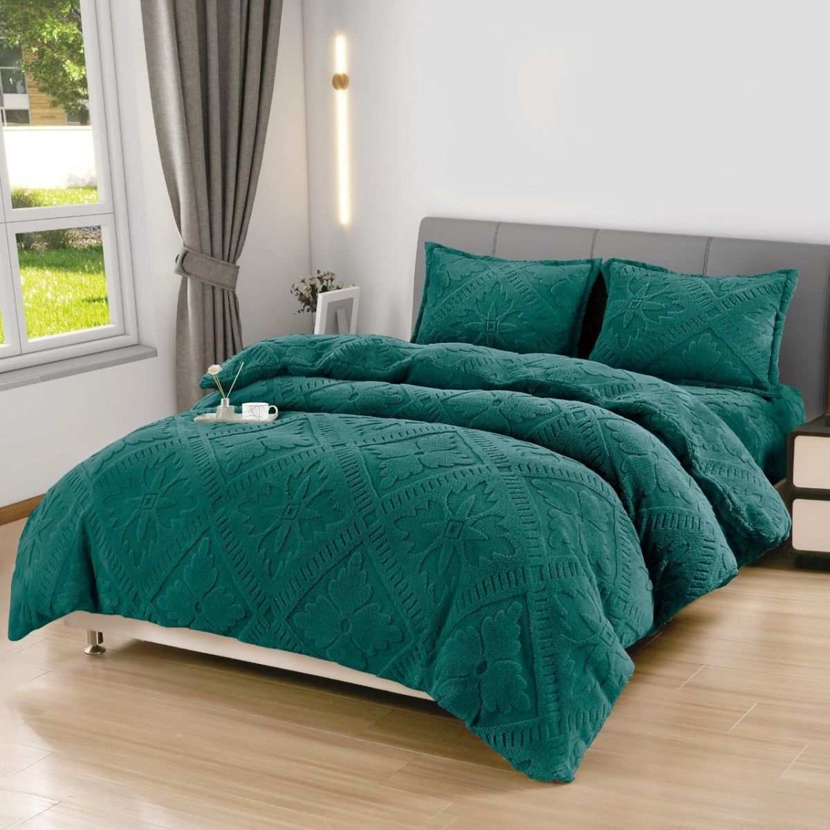 Lenjerie cocolino 4 piese , cearceaf cu elastic