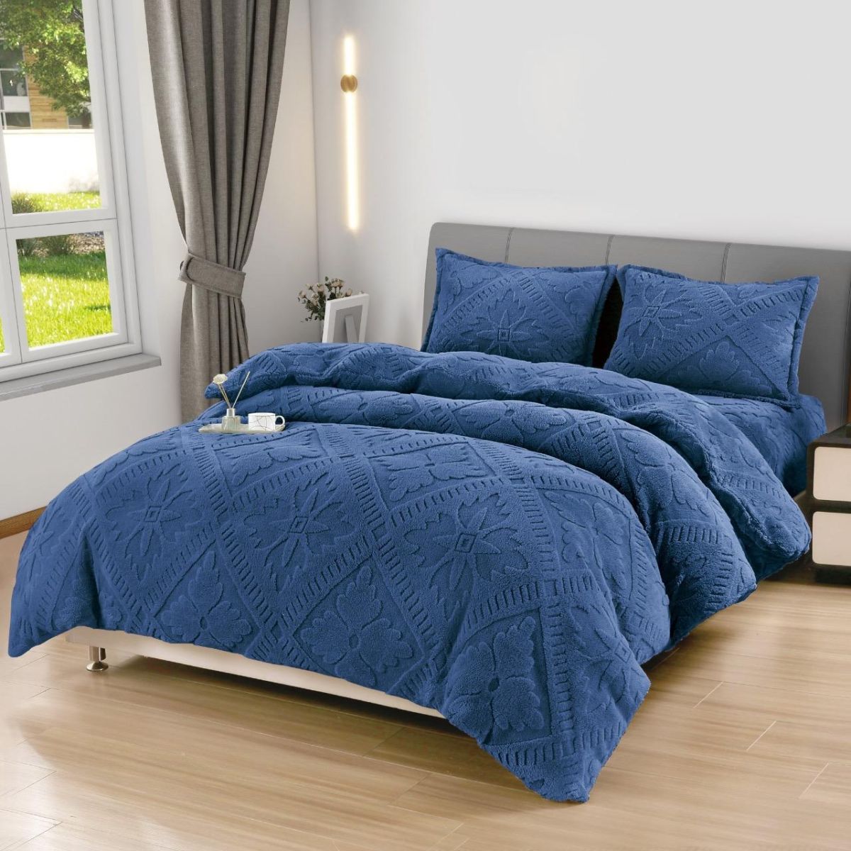 Lenjerie cocolino 4 piese , cearceaf cu elastic cod