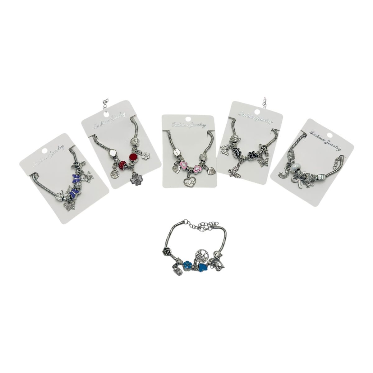 Set 12 Bratari Chambala tip Charm Fashion Jewelry – culori si modele asortate, reglabil