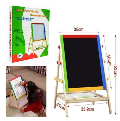 Tabla multifunctionala Dubla din lemn 39.7*63.5cm cu 2 fete Ileana Engros