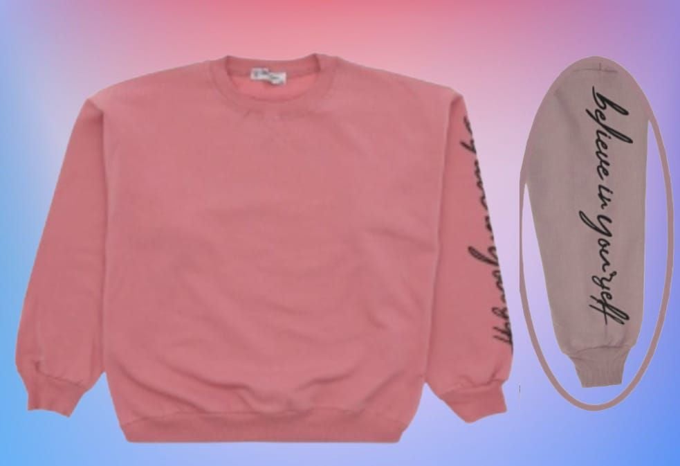 BLUZA de fete din bumbac vatuit, 8-12 ani, 4/set engros