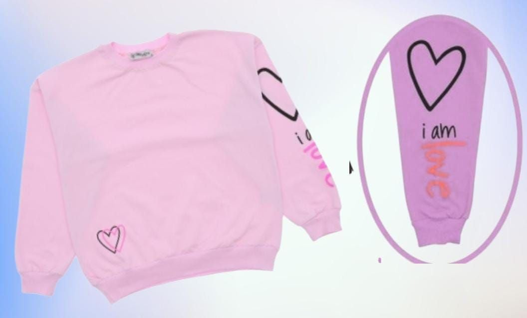 BLUZA de fete din bumbac vatuit, 8-12 ani, 4/set engros
