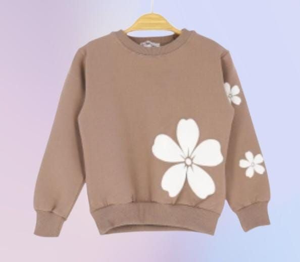 BLUZA fete 1-4 ani, bumbac vatuit, 4/set engros