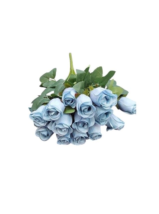 Flori artificiale Engros Buchet 18 trandafiri – 41 cm, tije sârmă, material textil