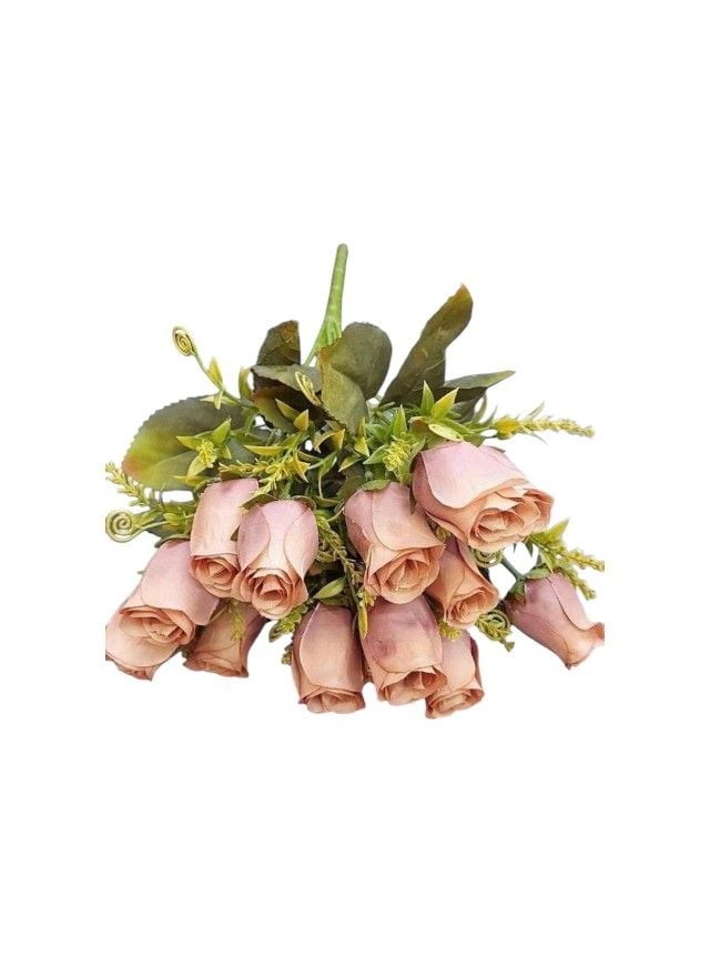 Flori artificiale Engros Buchet 18 trandafiri – 41 cm, tije sârmă, material textil