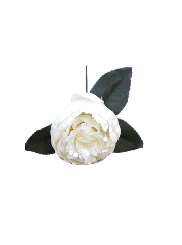 Flori artificiale Engros fir Bujor – material textil, diametru 9 cm, lungime 26 cm