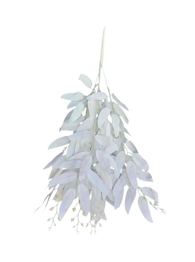 Flori artificiale Engros Ramura ruscus artificial – 50cm model cu frunze lungi și boboci fini