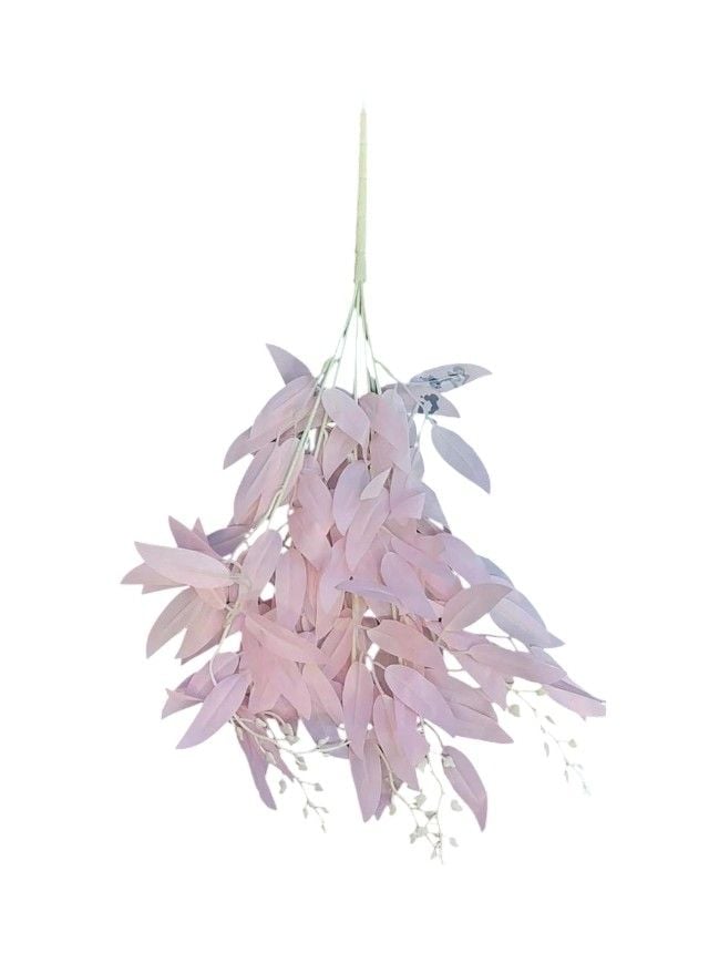 Flori artificiale Engros Ramura ruscus artificial – 50cm model cu frunze lungi și boboci fini