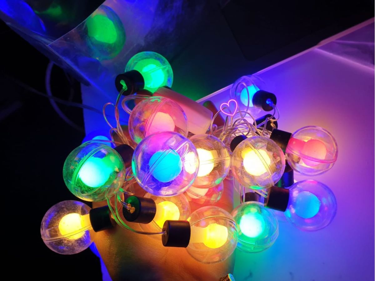 ​Instalație glob engros -3m glob led multicolore