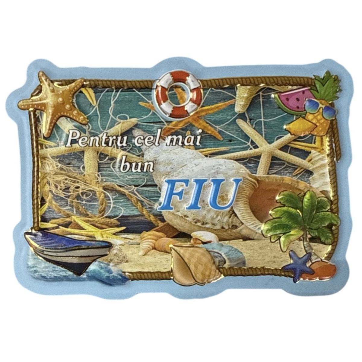 Magnet decorativ en gros cu mesaj 3D pentru FIU 12/set