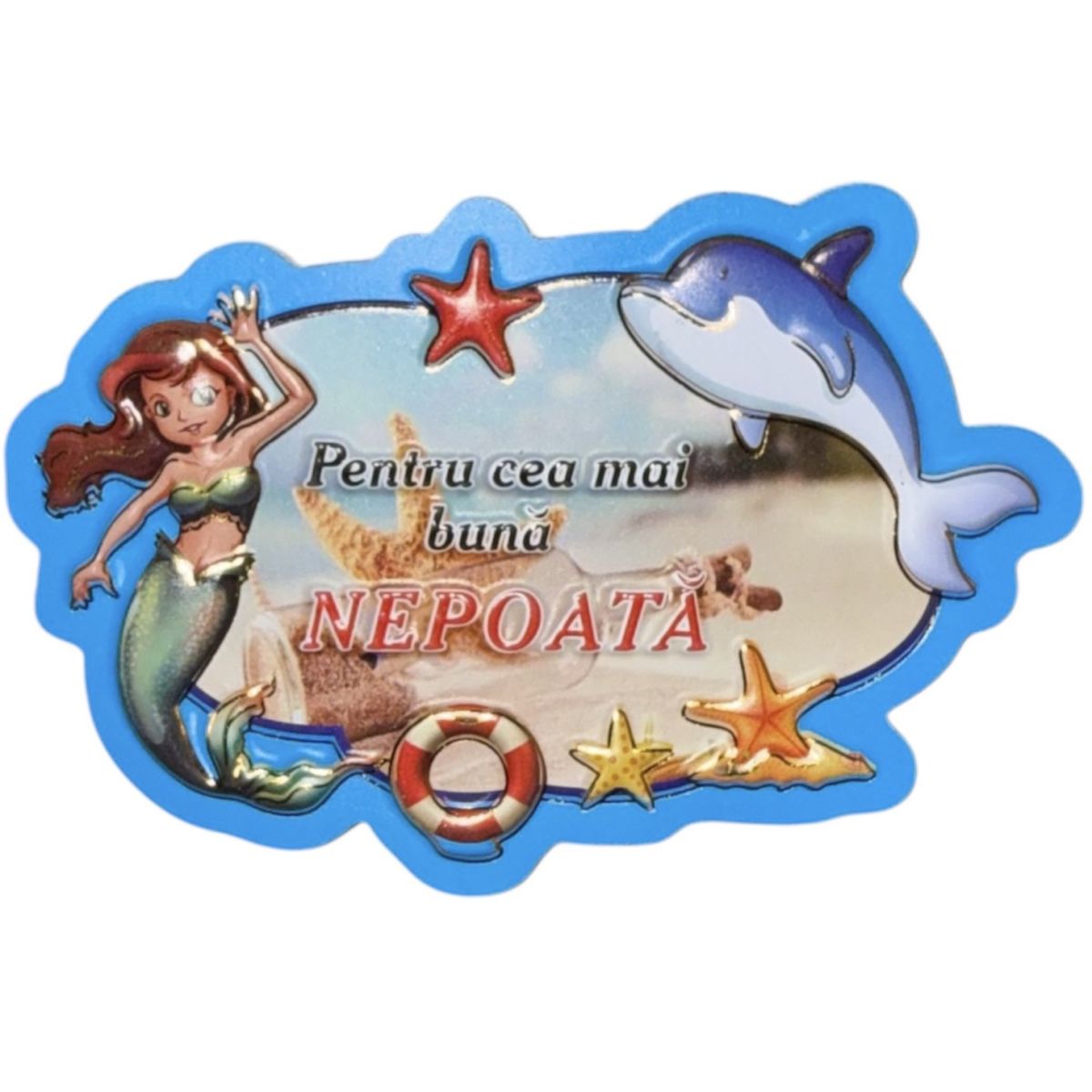 Magnet decorativ en gros cu mesaj 3D pentru NEPOATA 12/set