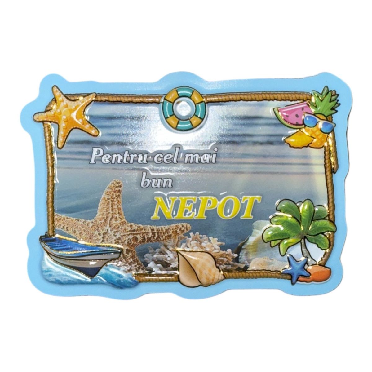 Magnet decorativ en gros cu mesaj 3D pentru NEPOT 12/set