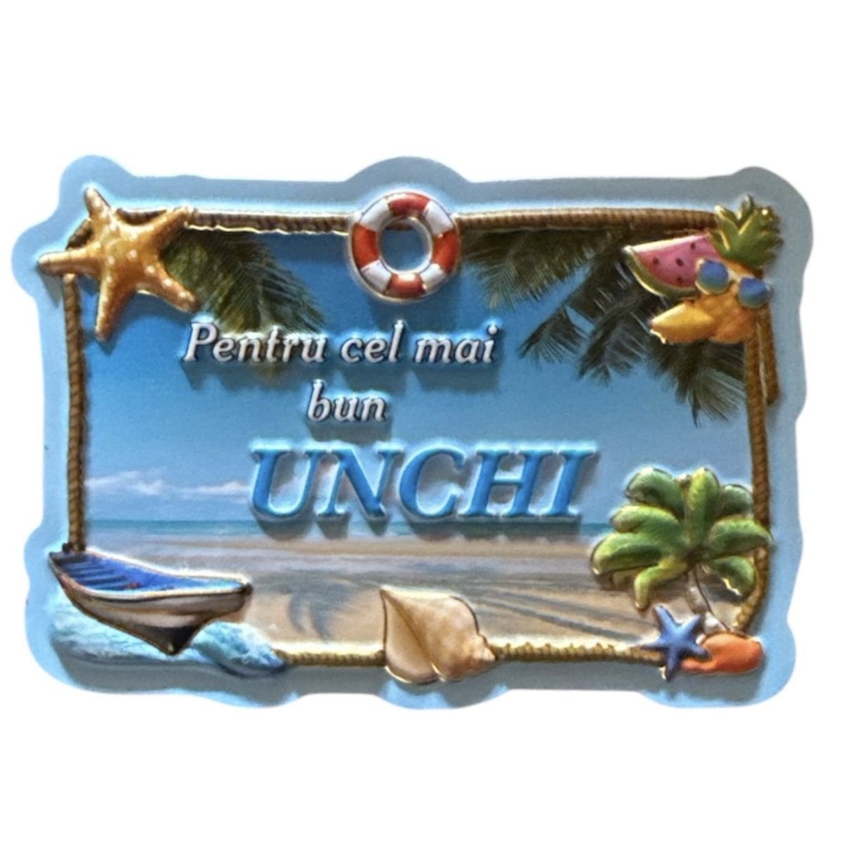 Magnet decorativ en gros cu mesaj 3D pentru UNCHI 12/set