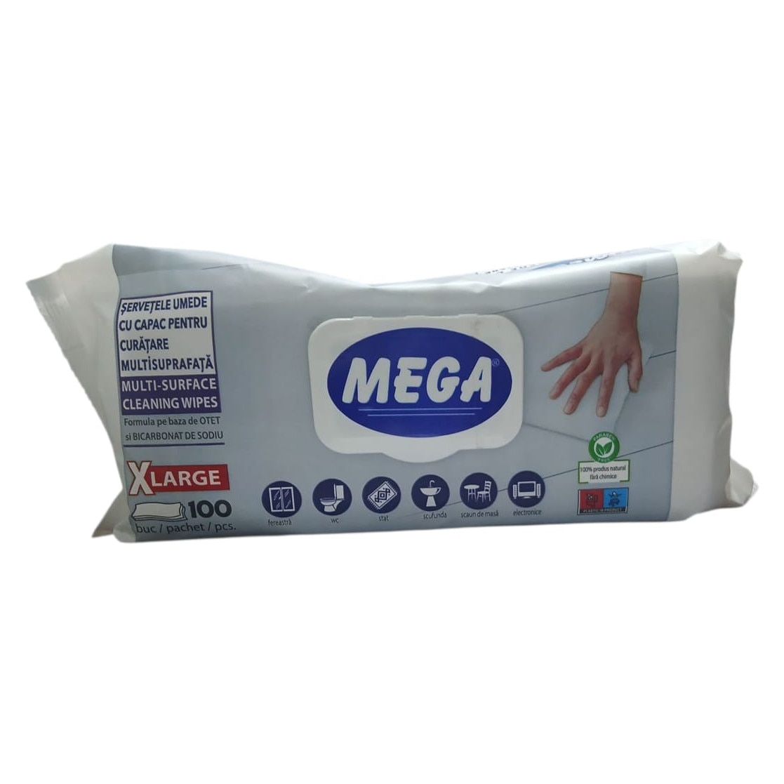 Servetele Mega Suprafete cu bicabonat 100pcs /12buc