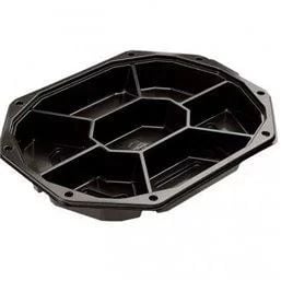 PLATOURI OVALE CU CAPAC 7 COMPARTIMENTE (20 buc/set)