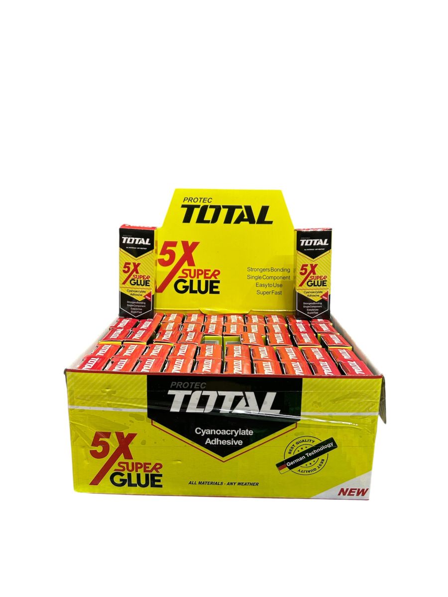 Total 5X Super Glue – Adeziv Cianoacrilat Puternic și Rapid
