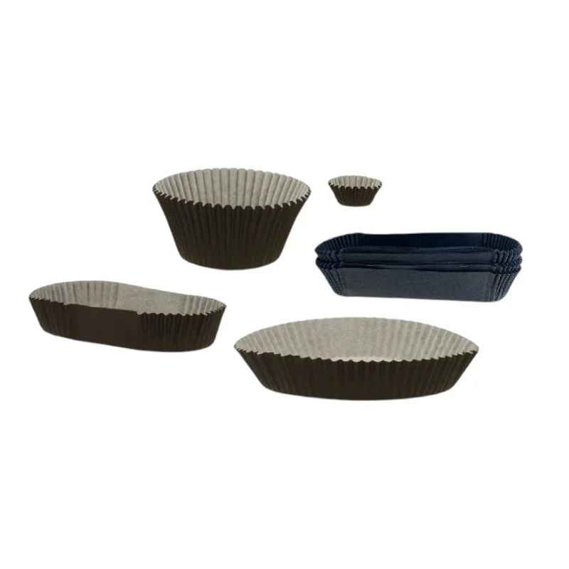 CHESE NEGRE DIN HARTIE PENTRU PRAJITURI D54xH35 mm (prajituri, 12.7) 200 buc/set