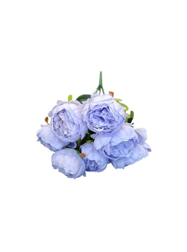 Flori artificiale Engros Buchet 7 bujori – 40 cm, aspect natural