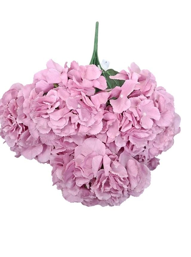 Flori artificiale Engros Buchet hortensii – 52 cm, flori mari, material textil
