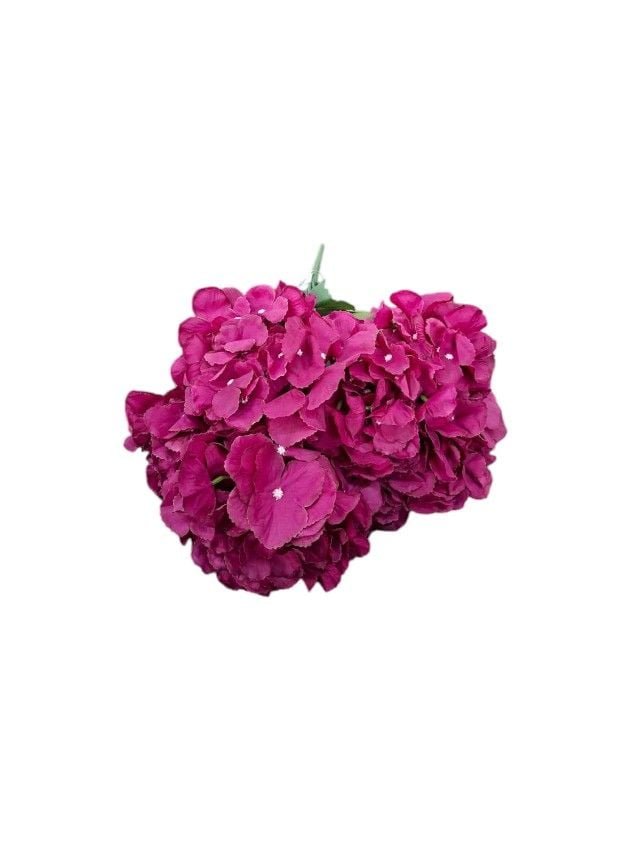 Flori artificiale Engros Buchet hortensii – 52 cm, flori mari, material textil